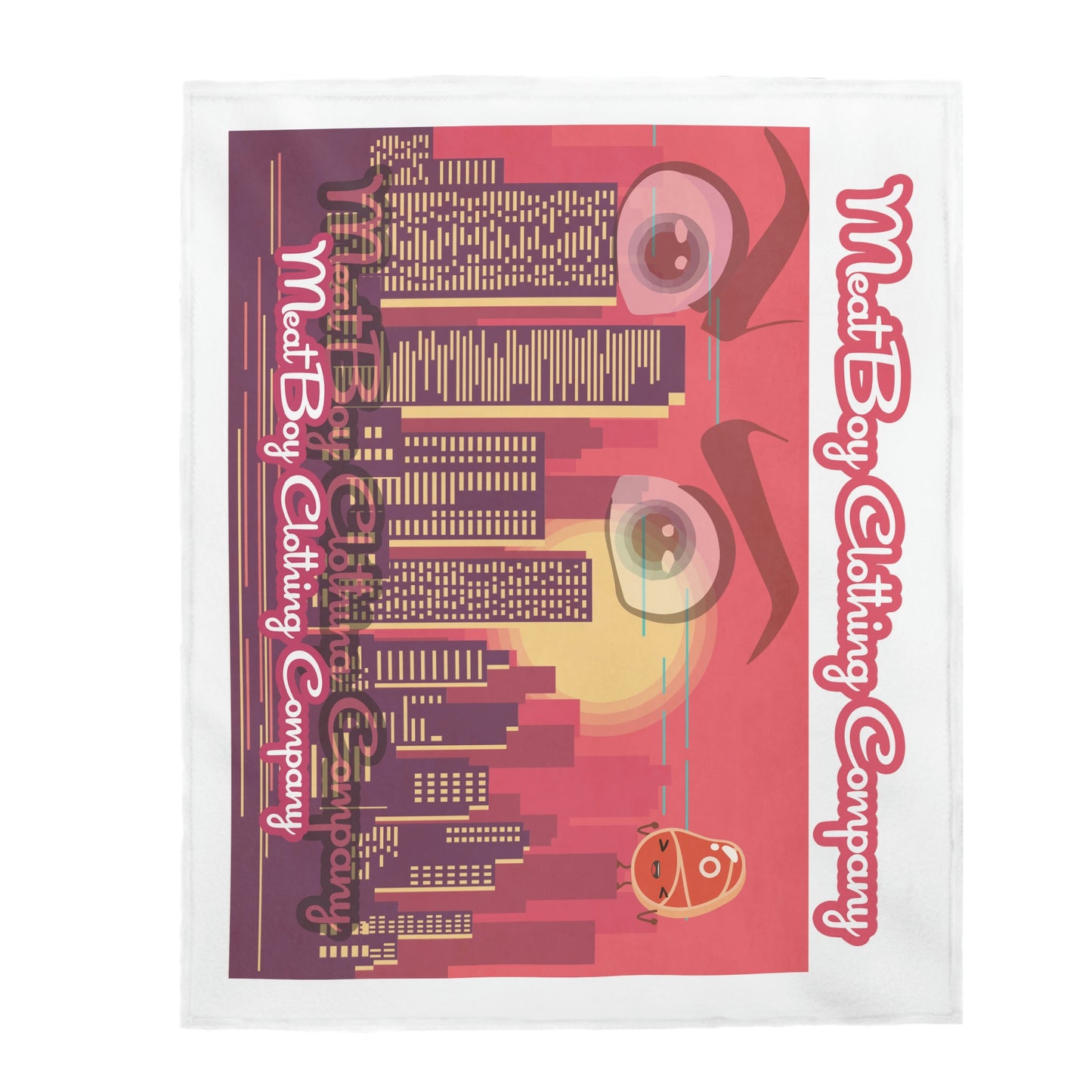 Synth City Velveteen Plush Blanket