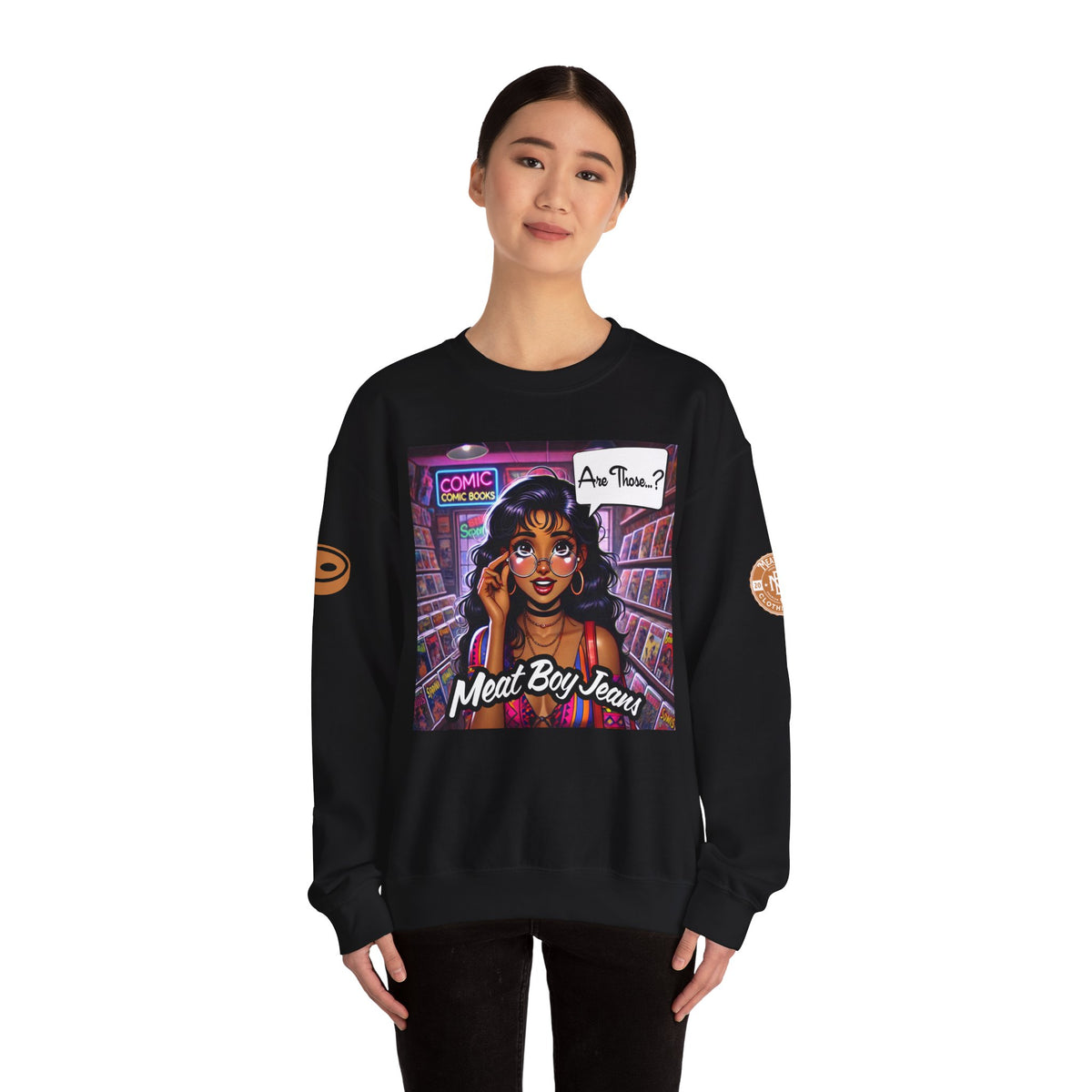 Comic Shop Girl Sweatshirt