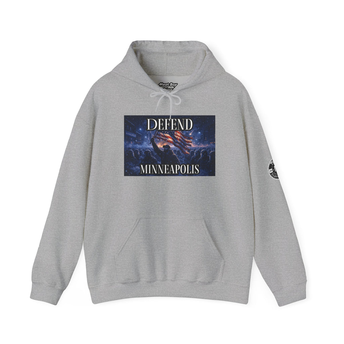 Defend Minneapolis – Patriotic Hoodie
