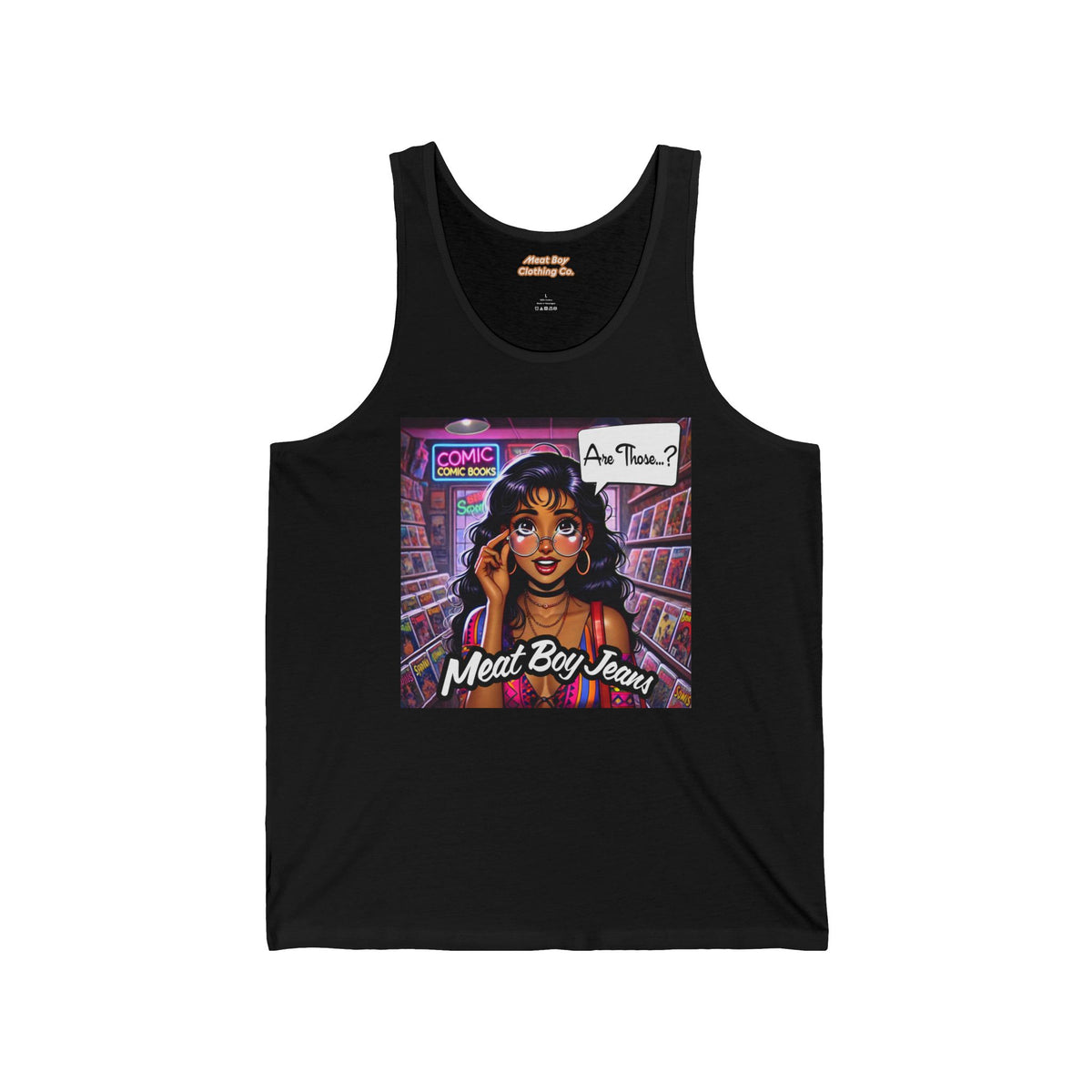Comic Shop Girl Jersey Tank