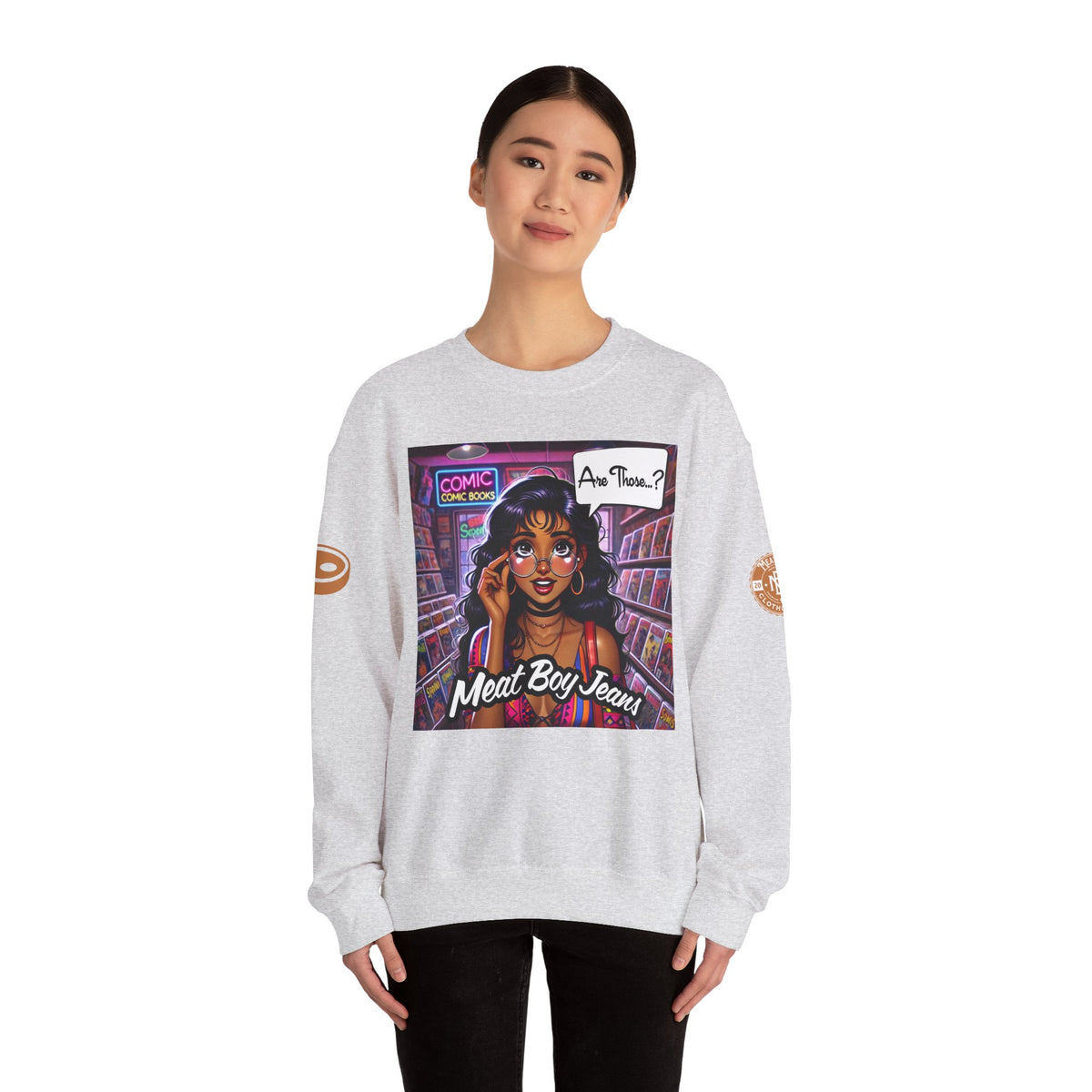 Comic Shop Girl Sweatshirt