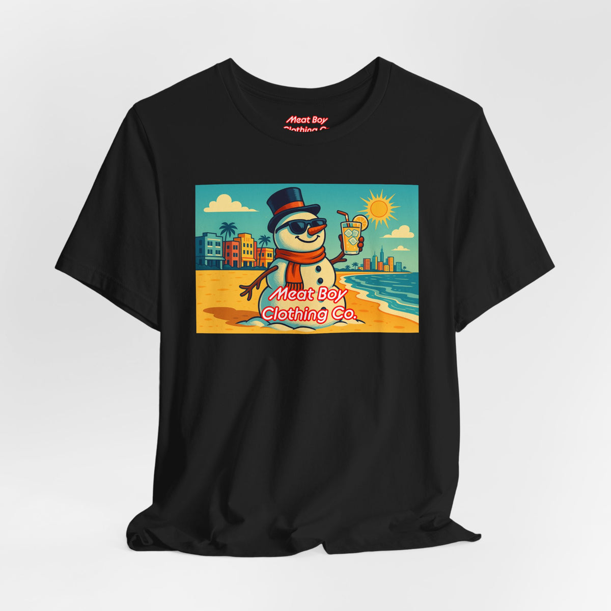 South Beach Snowman Tee