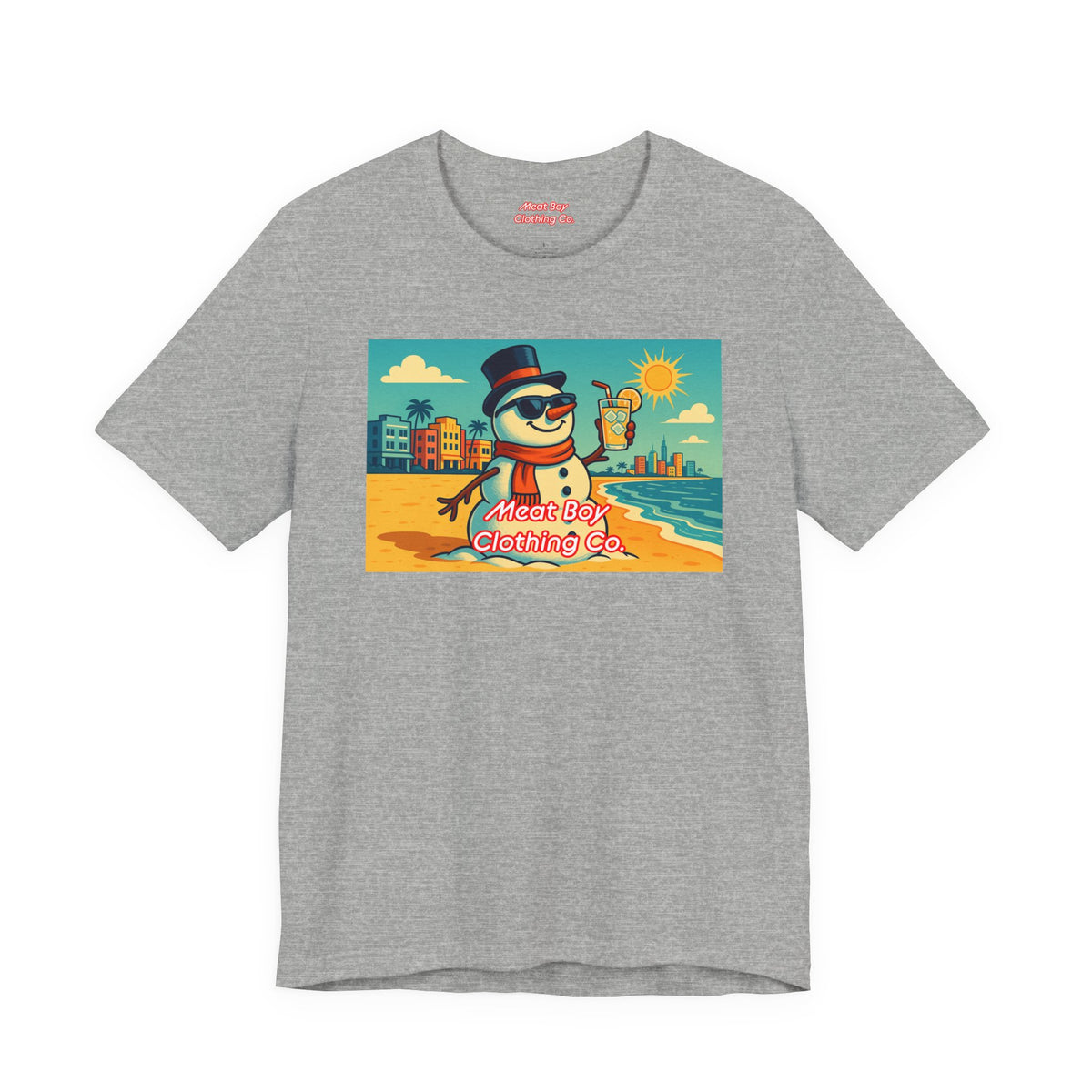 South Beach Snowman Tee