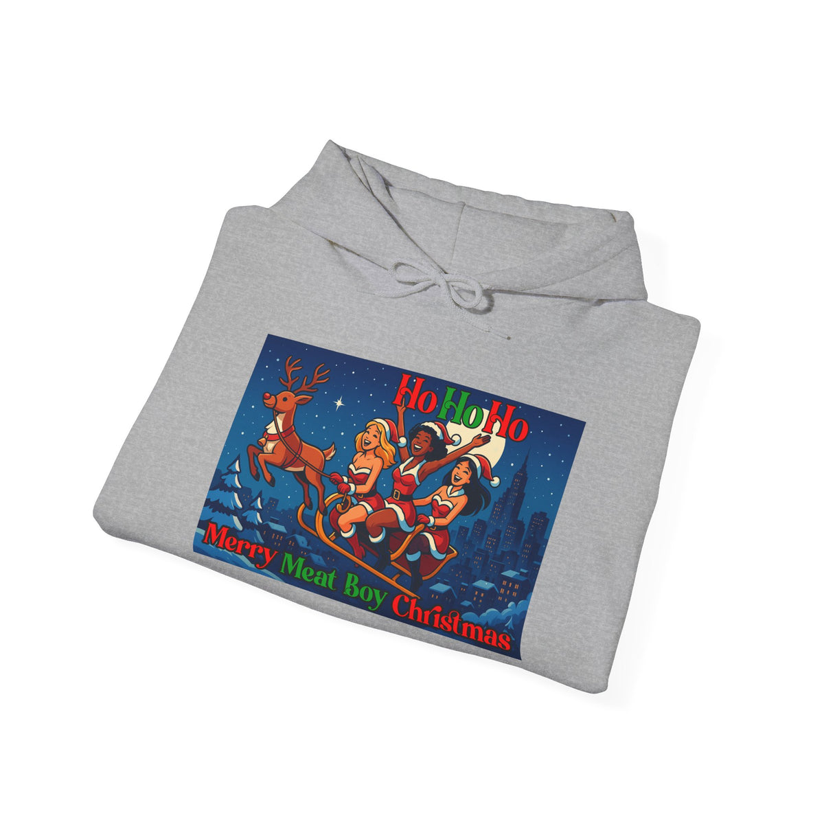 HoHoHo Meat Boy Christmas Hoodie