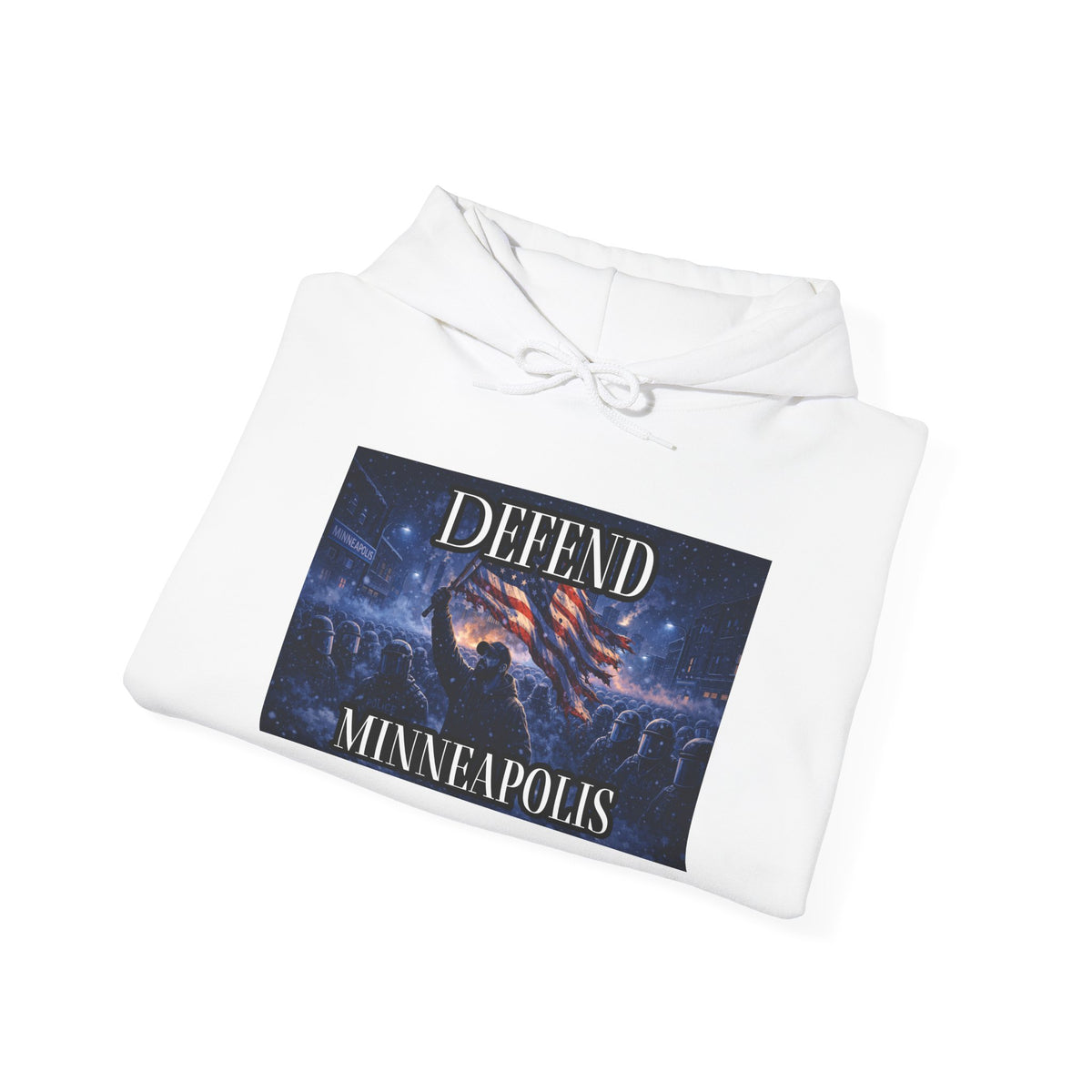 Defend Minneapolis – Patriotic Hoodie