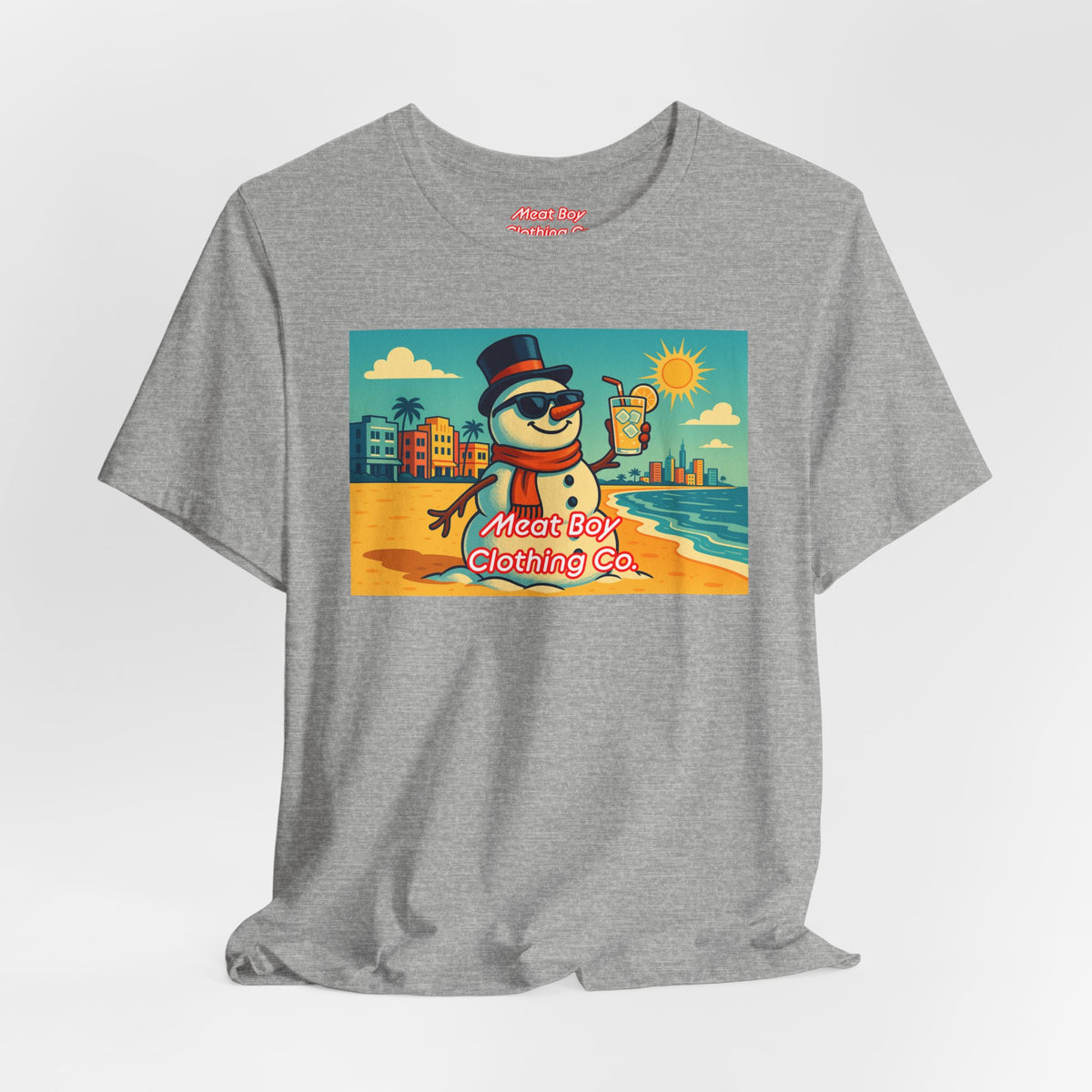South Beach Snowman Tee