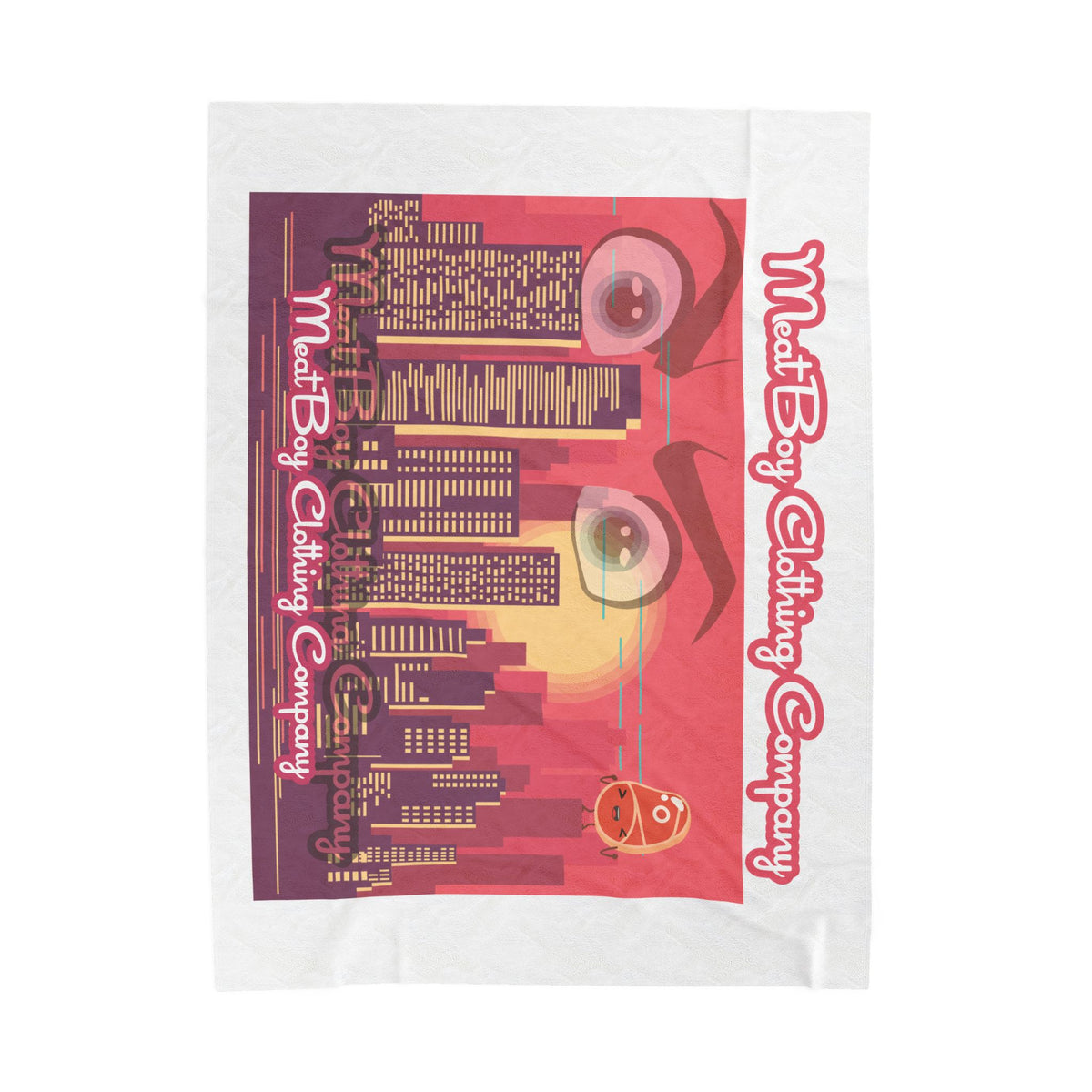 Synth City Velveteen Plush Blanket