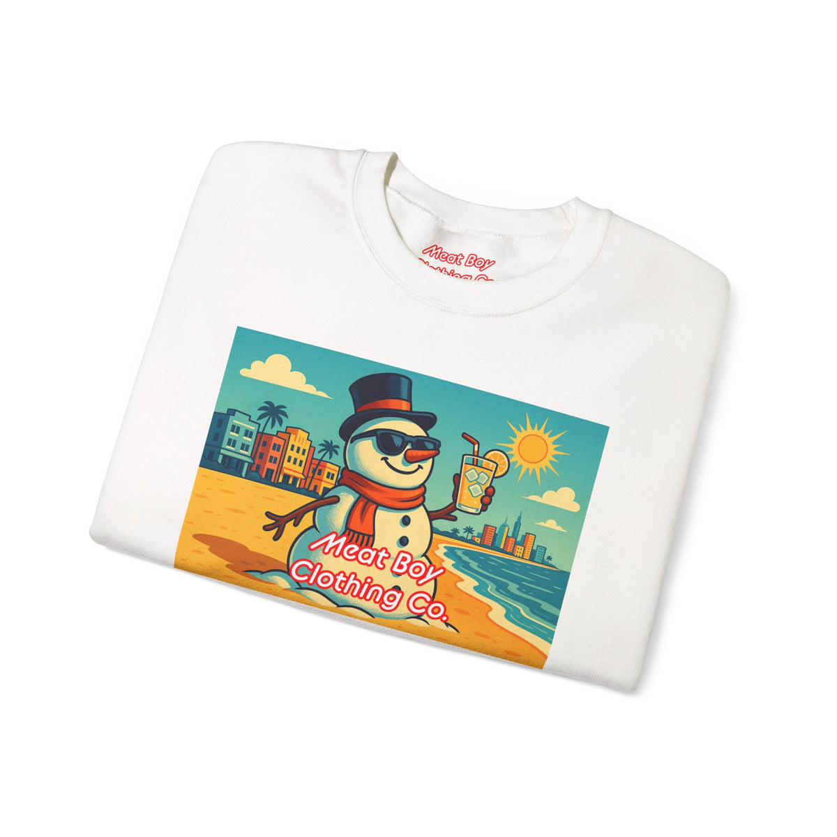 South Beach Snowman Sweatshirt