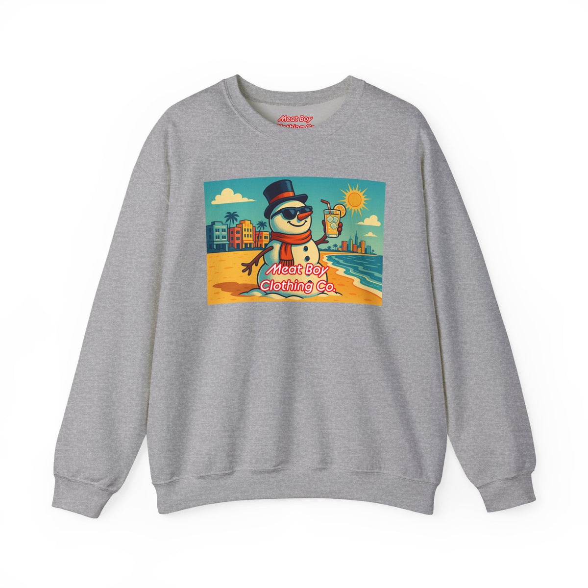South Beach Snowman Sweatshirt
