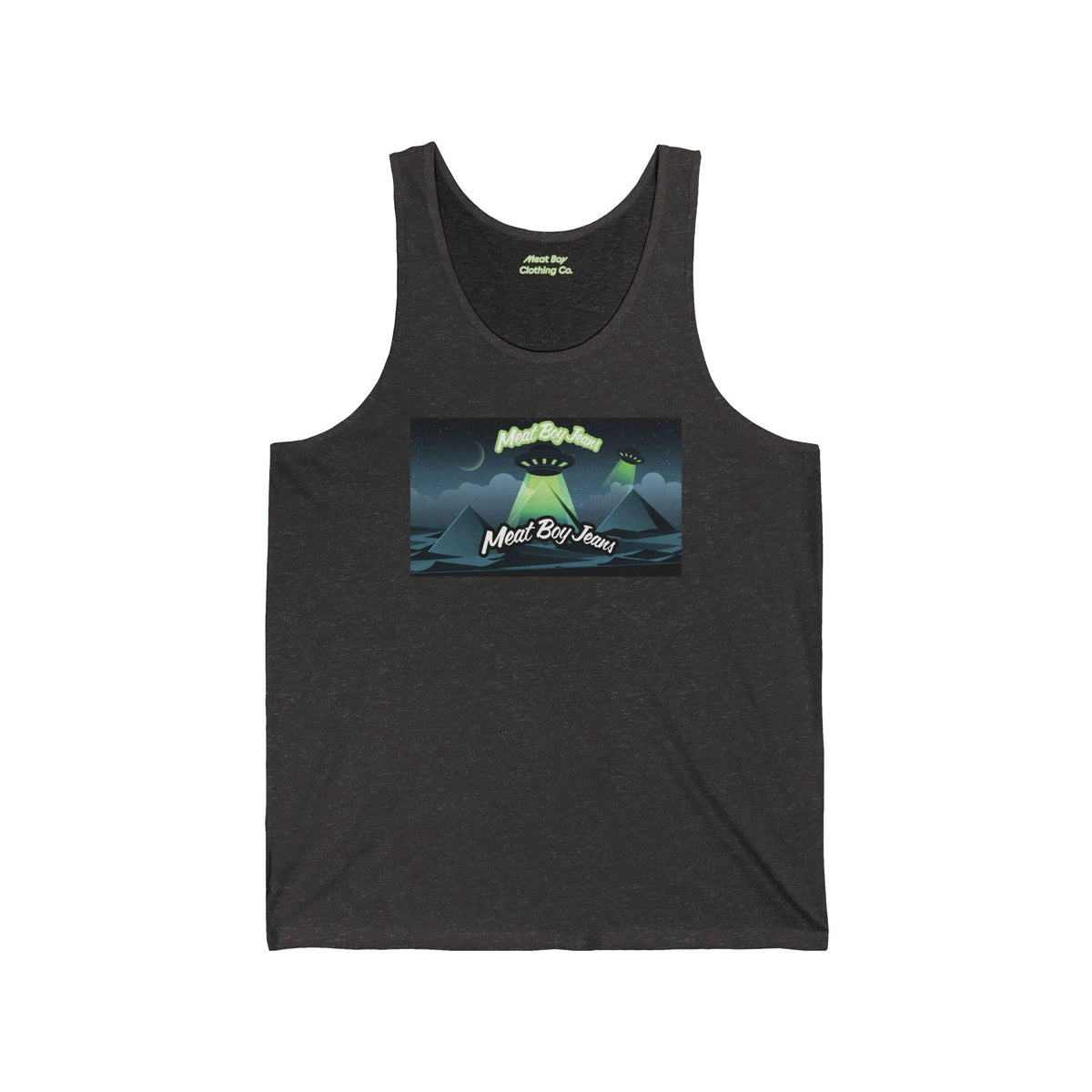 Green UFO Jersey Tank
