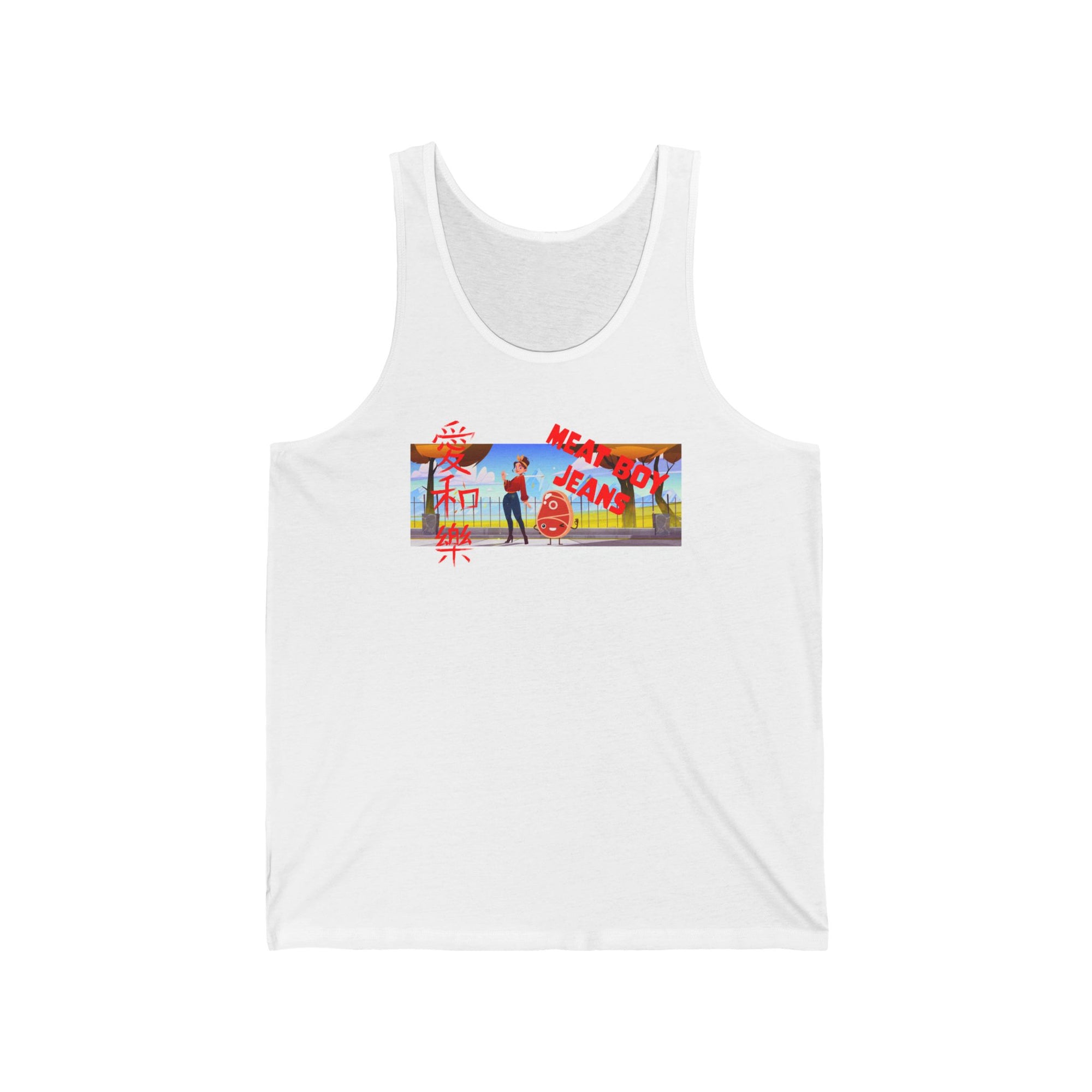 Peace.Love. Happiness Jersey Tank