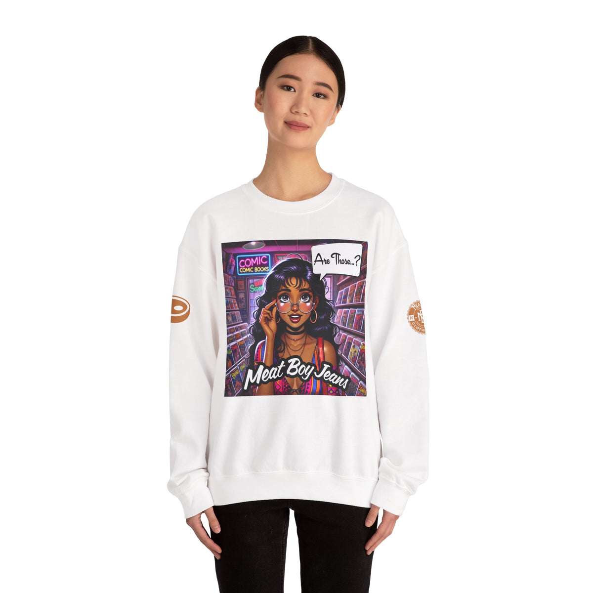 Comic Shop Girl Sweatshirt