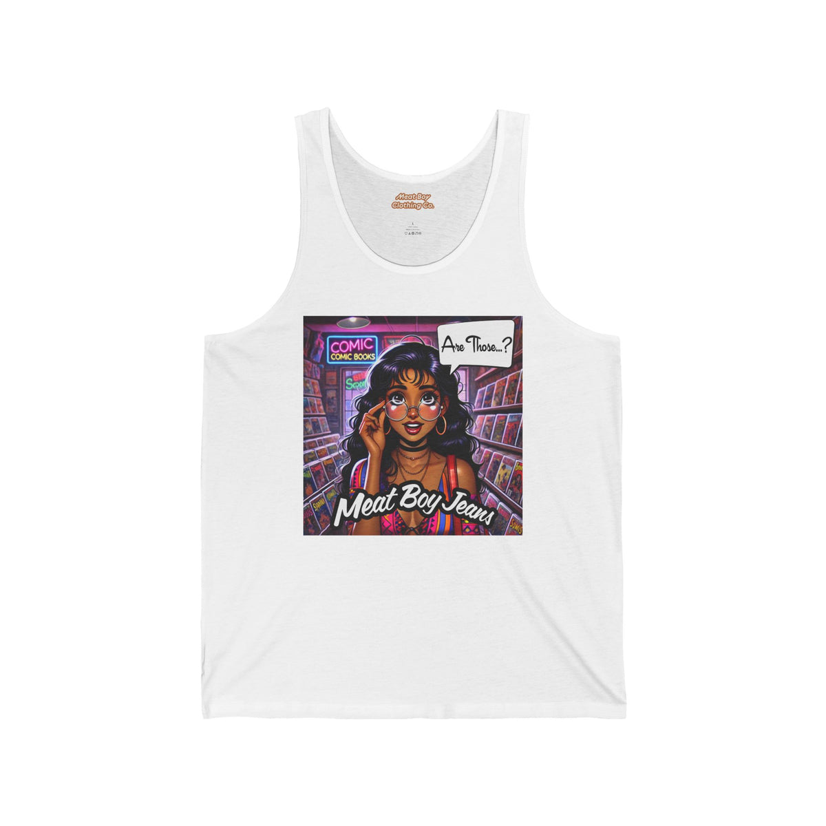 Comic Shop Girl Jersey Tank