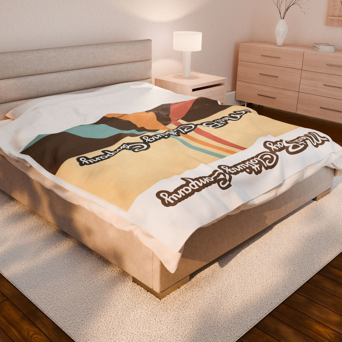 Retro Meat Boy Velveteen Plush Blanket
