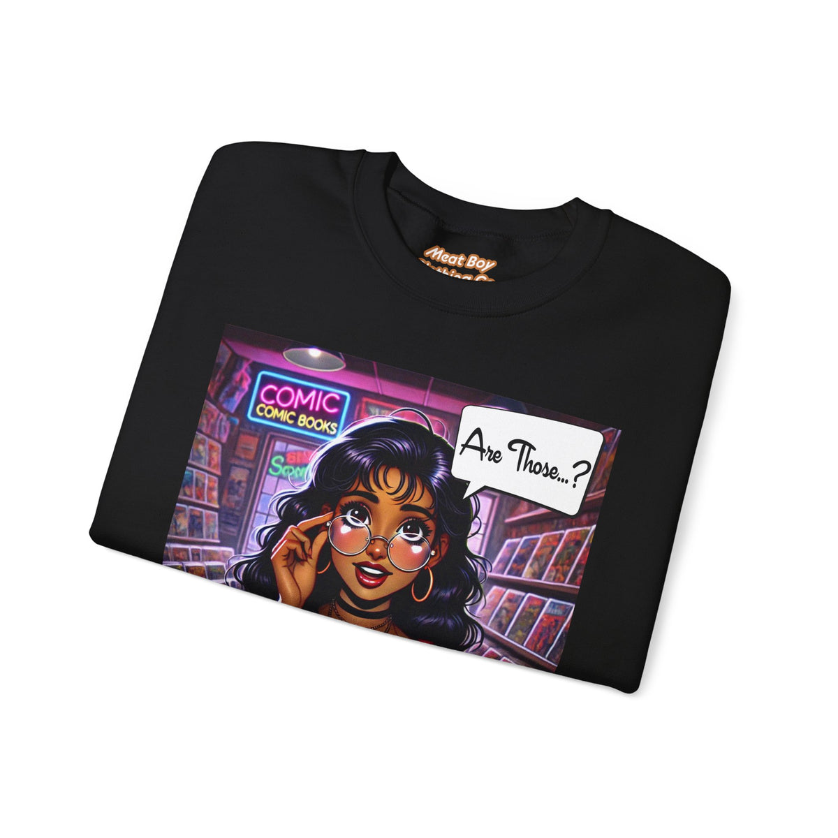 Comic Shop Girl Sweatshirt