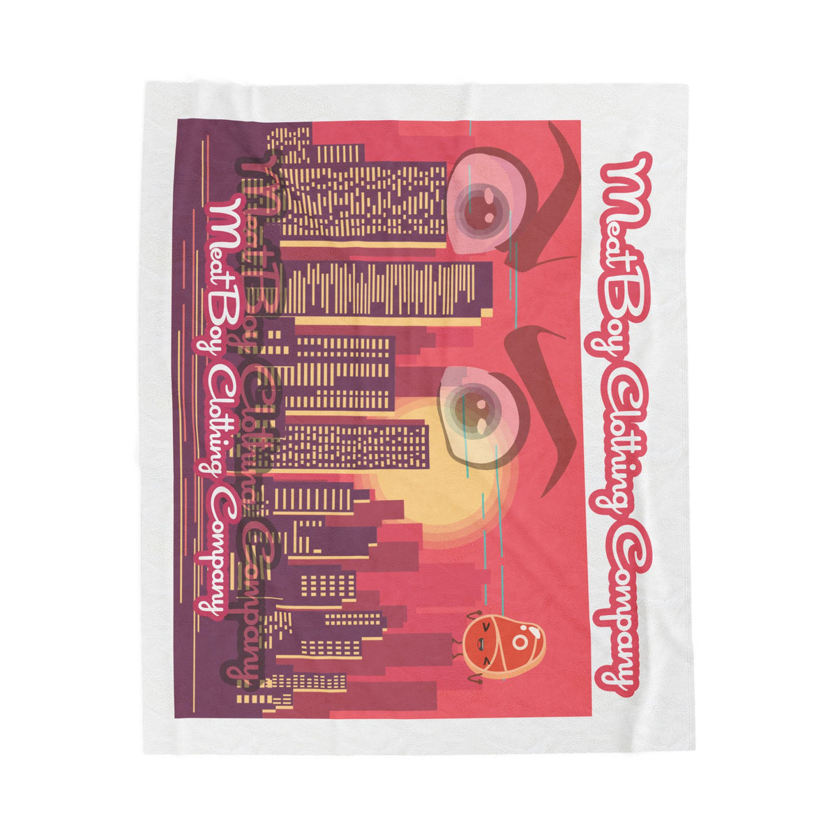 Synth City Velveteen Plush Blanket