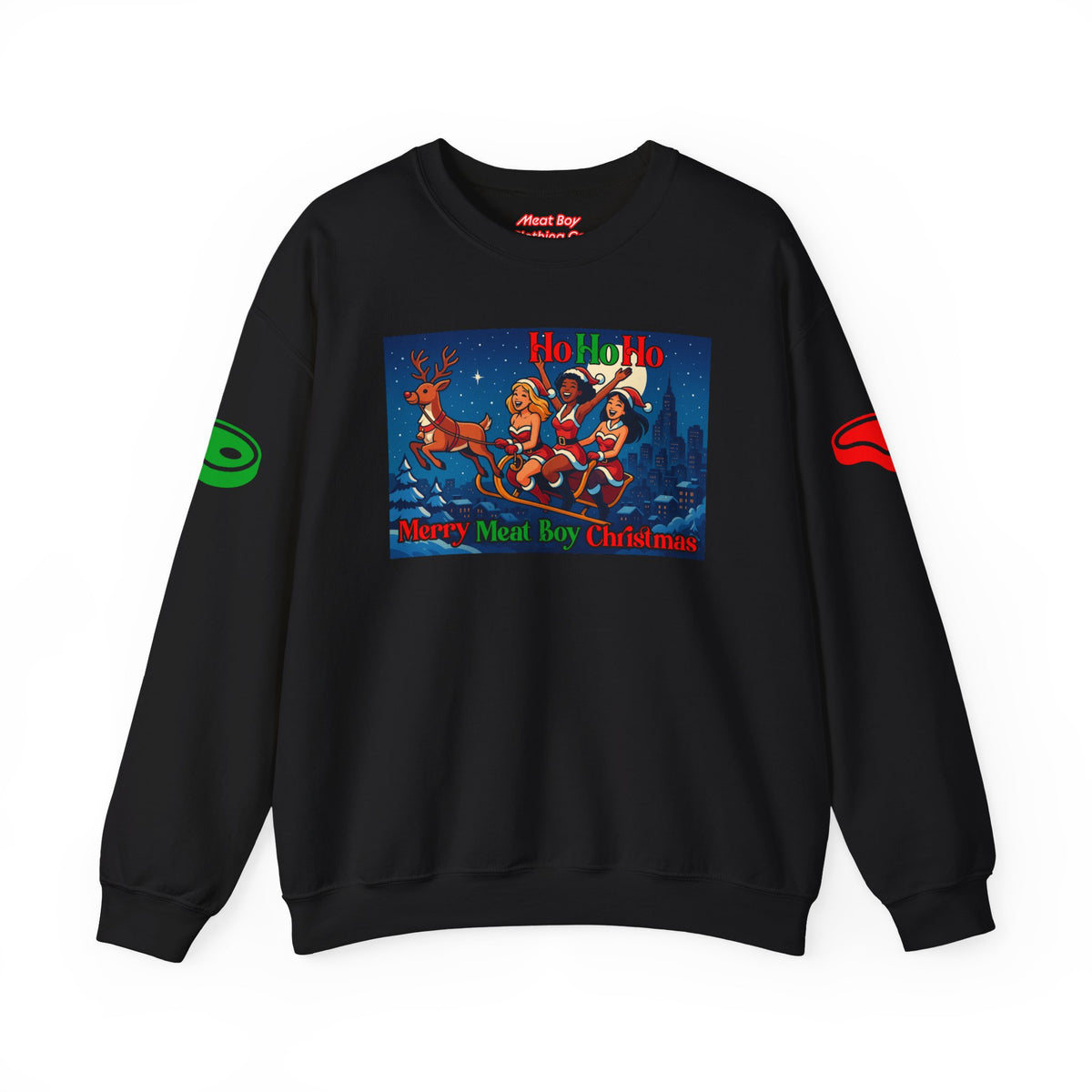 HoHoHo Meat Boy Christmas Sweatshirt