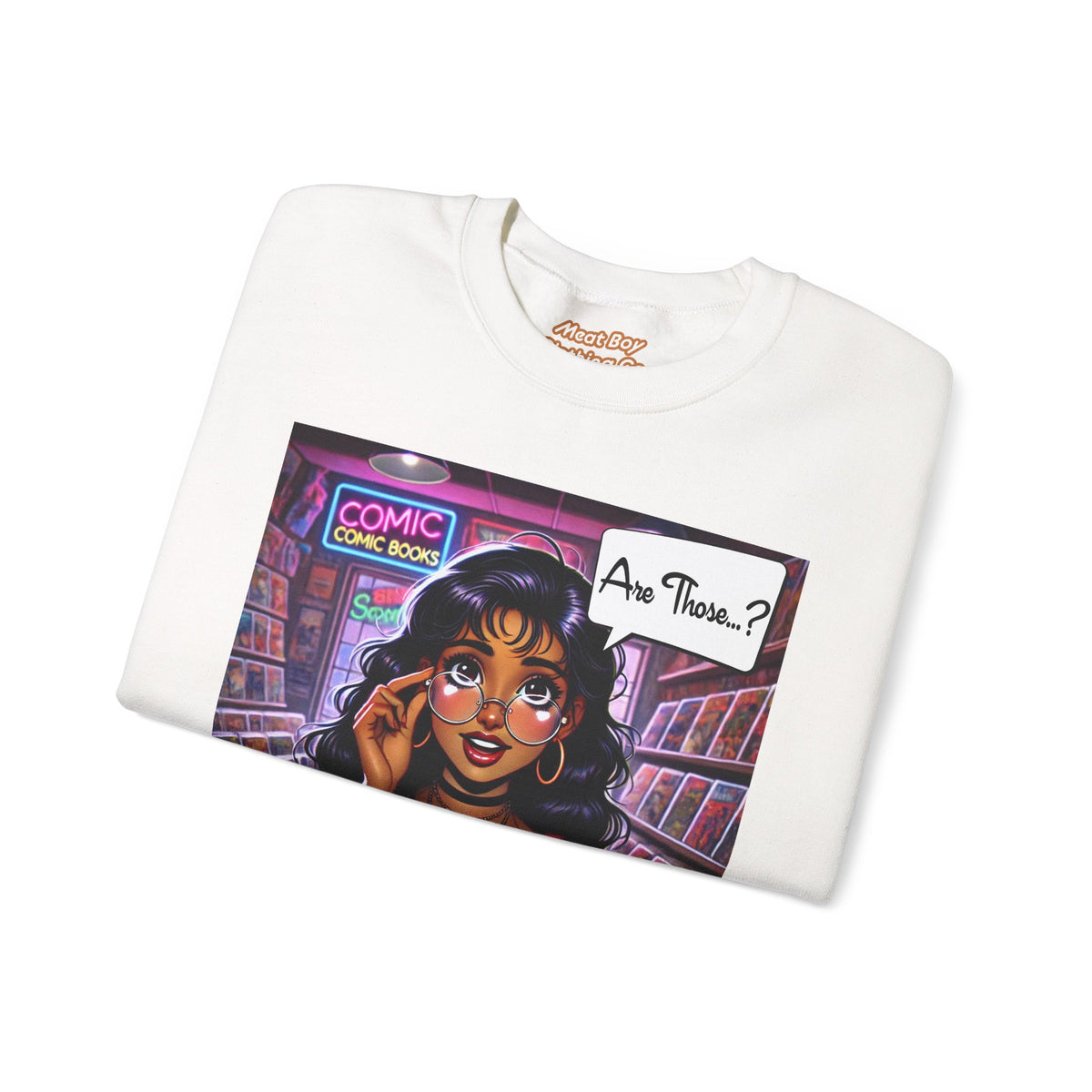 Comic Shop Girl Sweatshirt