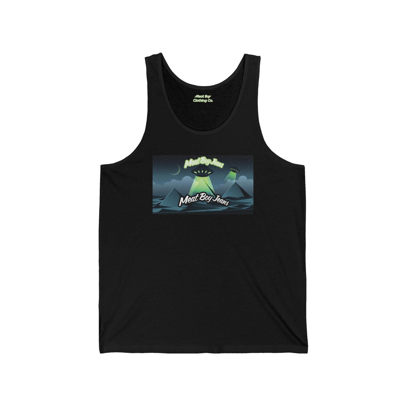 Green UFO Jersey Tank