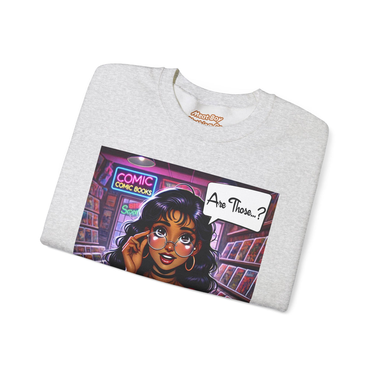 Comic Shop Girl Sweatshirt