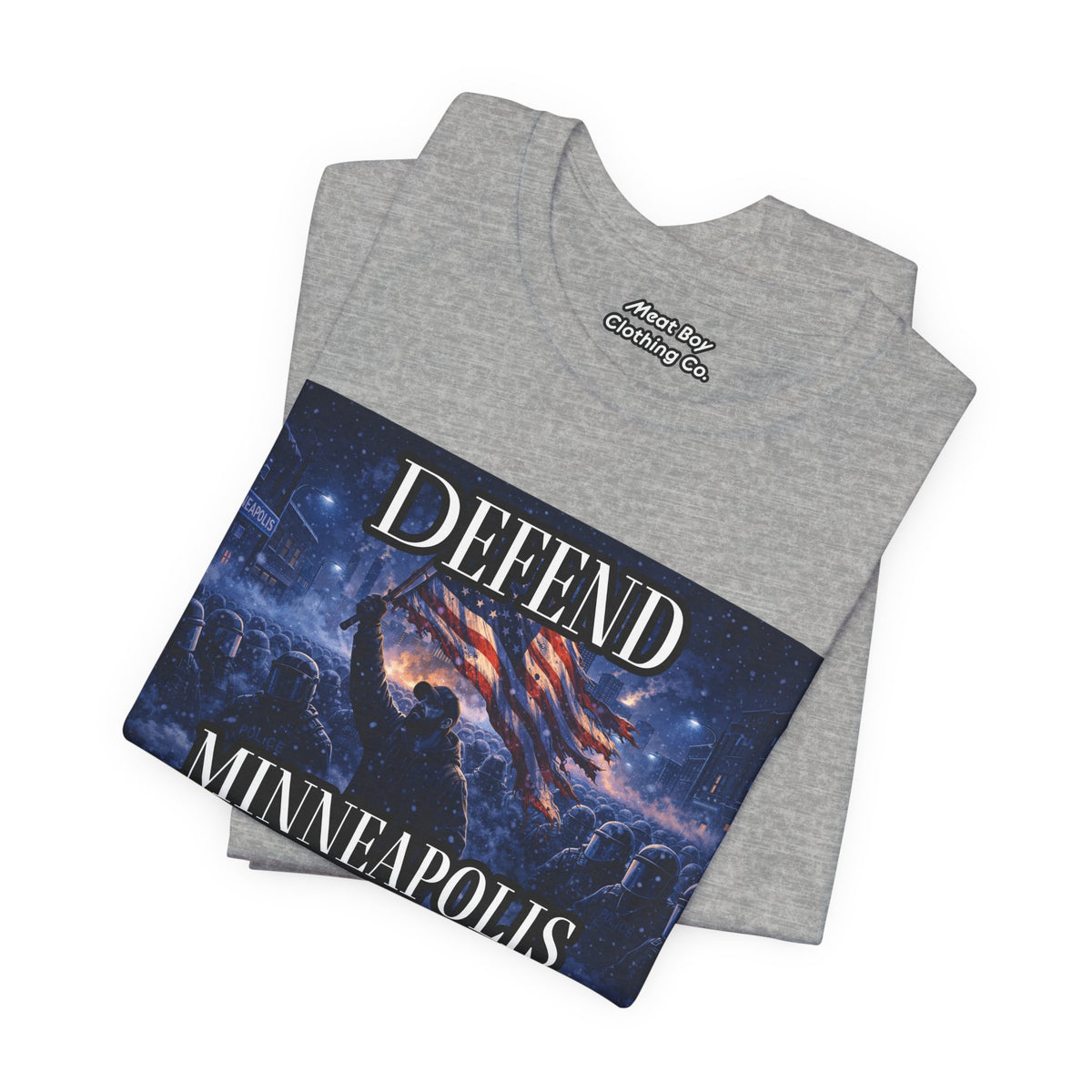 Defend Minneapolis — Patriotic Tee