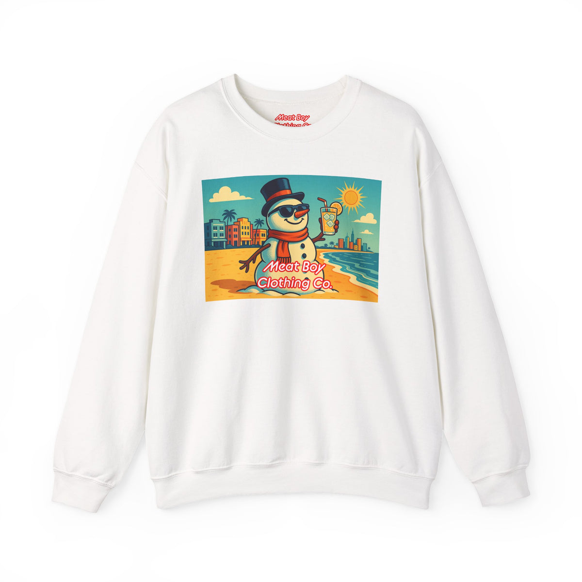 South Beach Snowman Sweatshirt