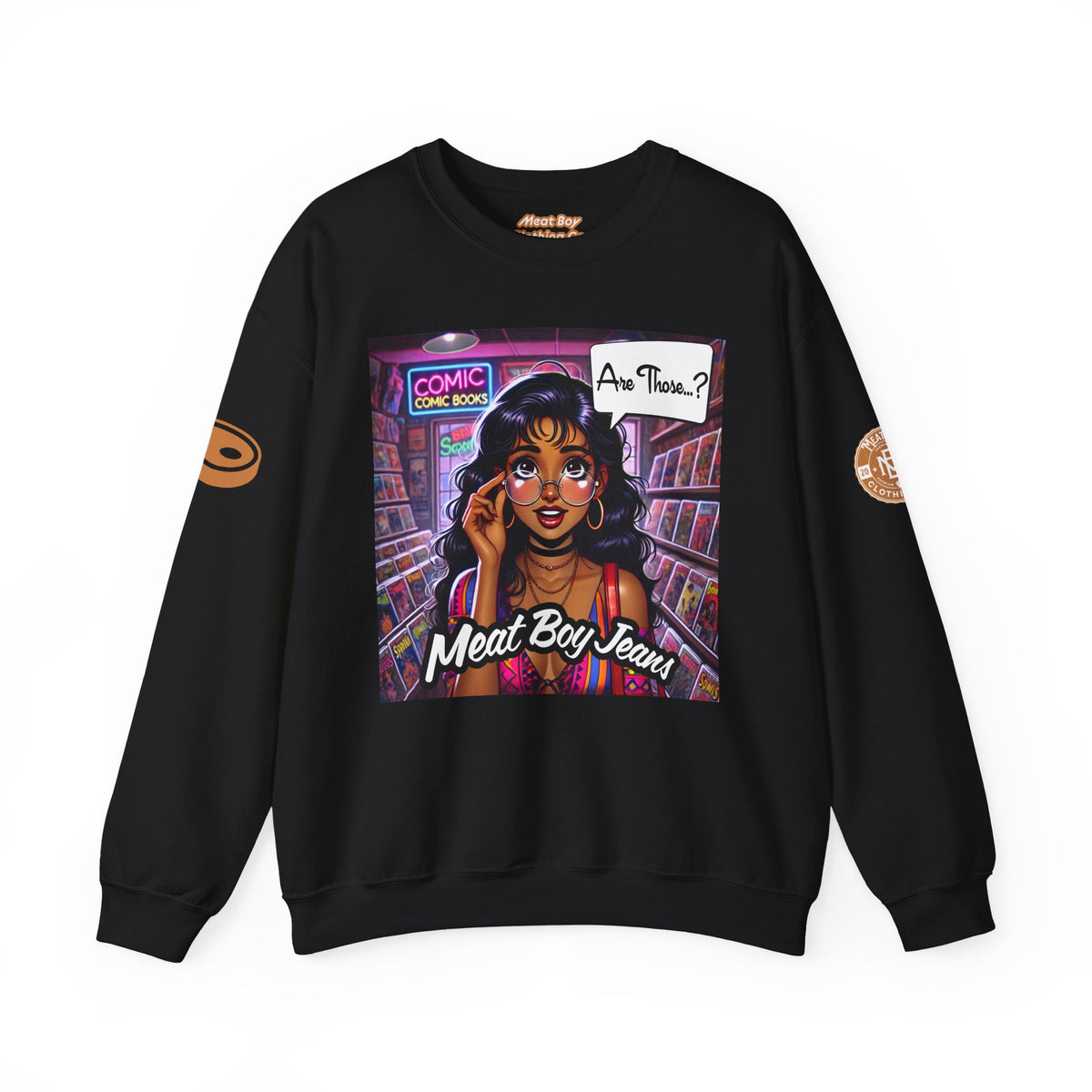 Comic Shop Girl Sweatshirt