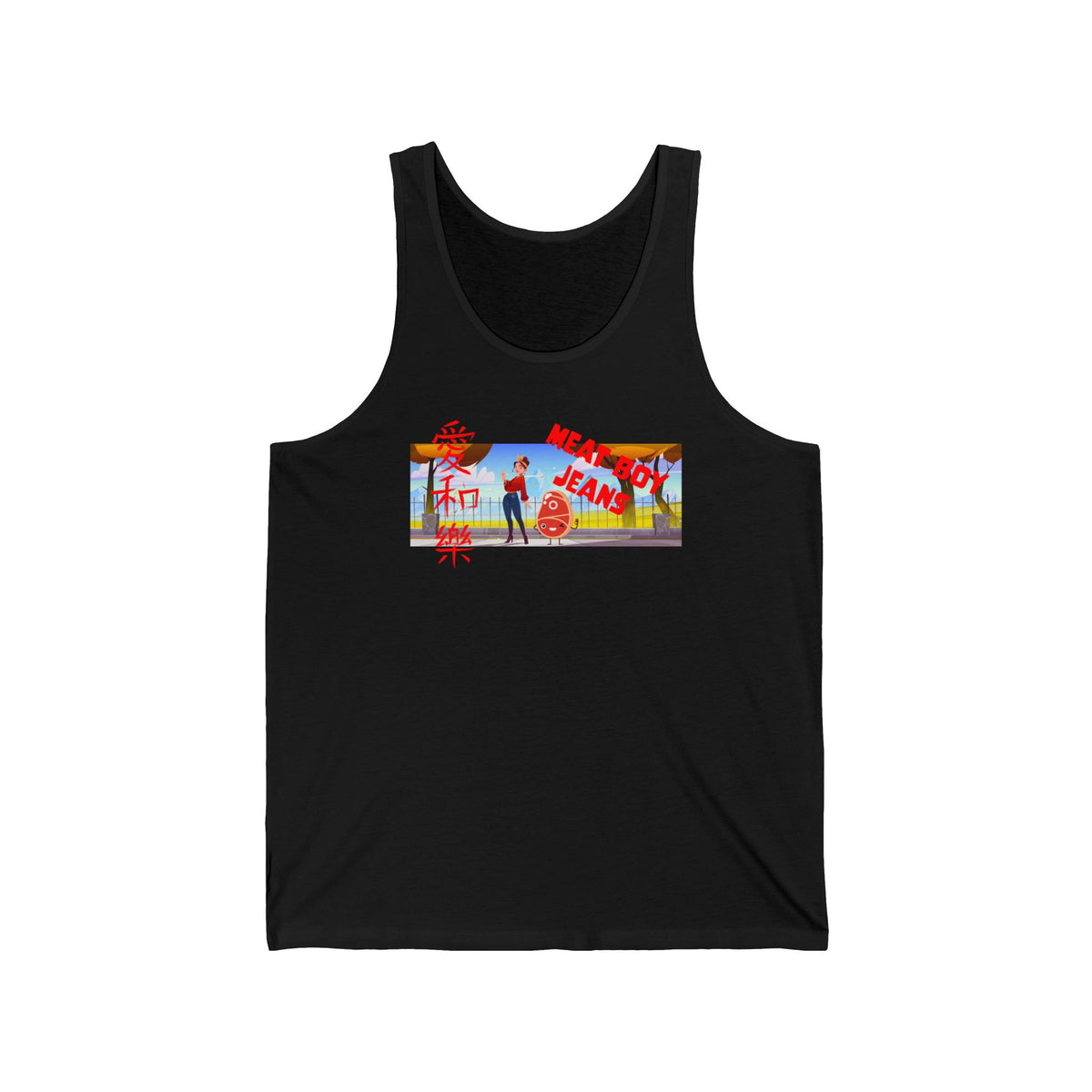 Peace.Love. Happiness Jersey Tank