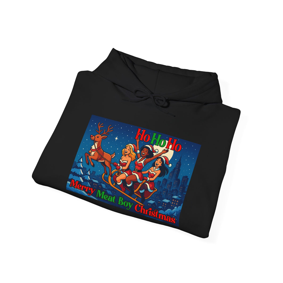 HoHoHo Meat Boy Christmas Hoodie