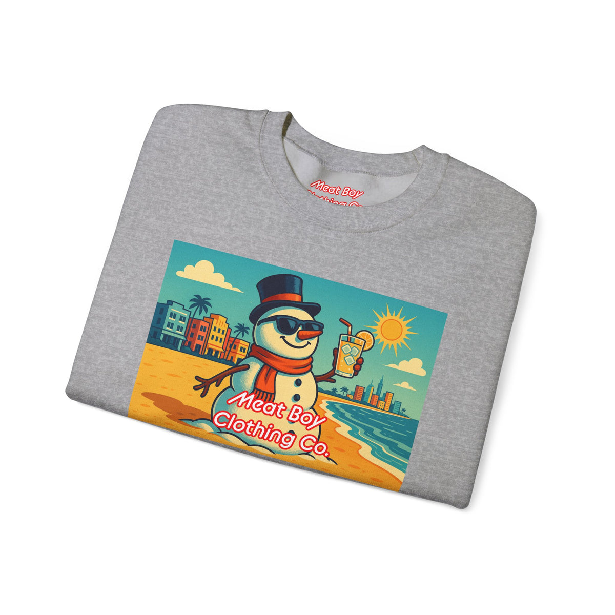 South Beach Snowman Sweatshirt