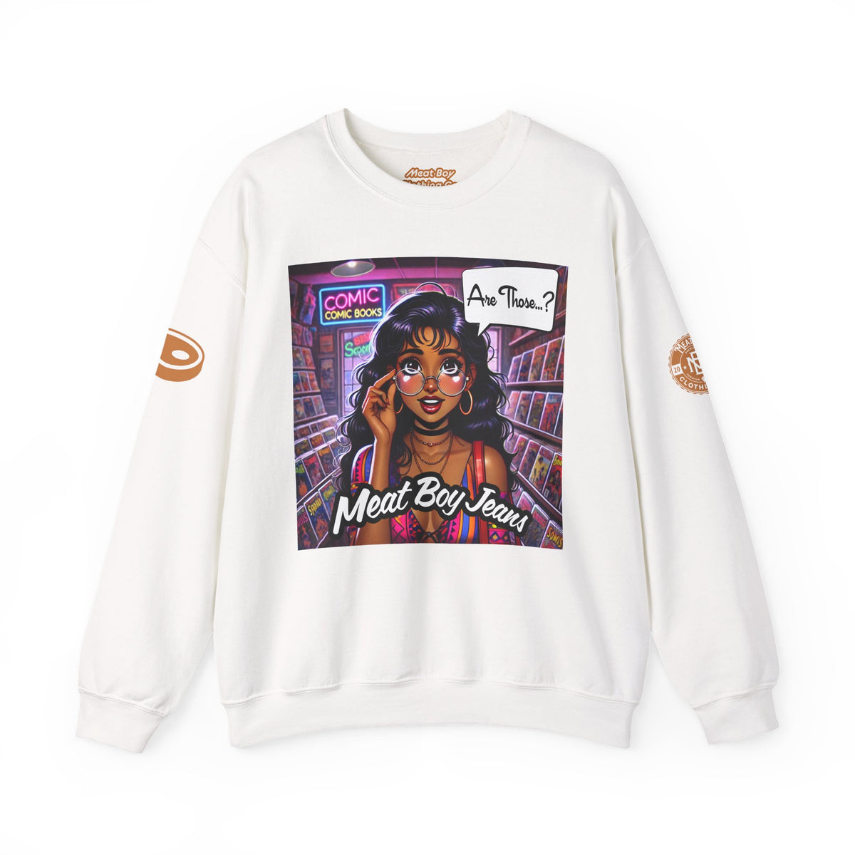 Comic Shop Girl Sweatshirt