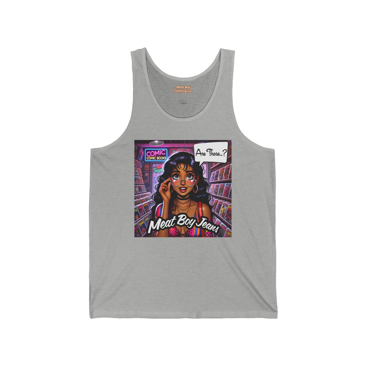 Comic Shop Girl Jersey Tank