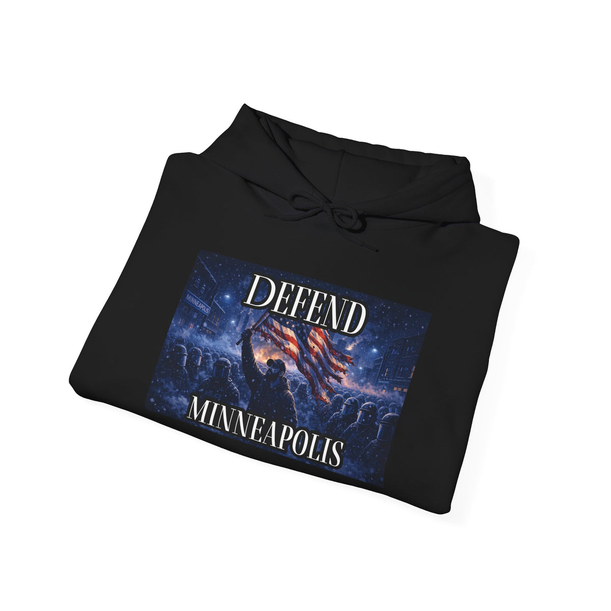 Defend Minneapolis – Patriotic Hoodie