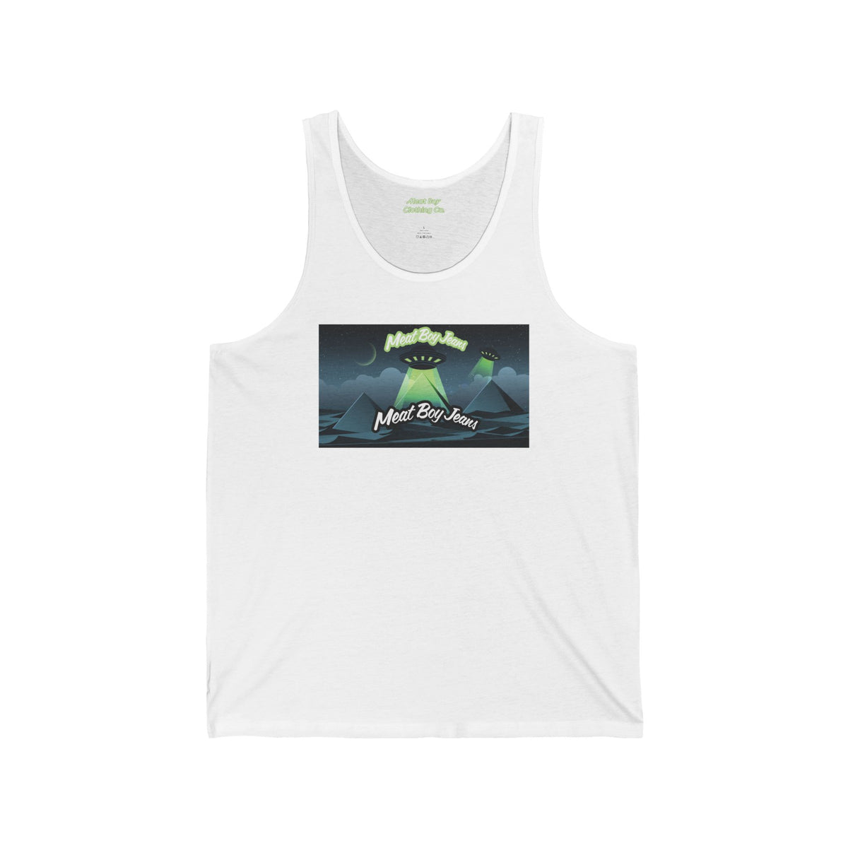 Green UFO Jersey Tank