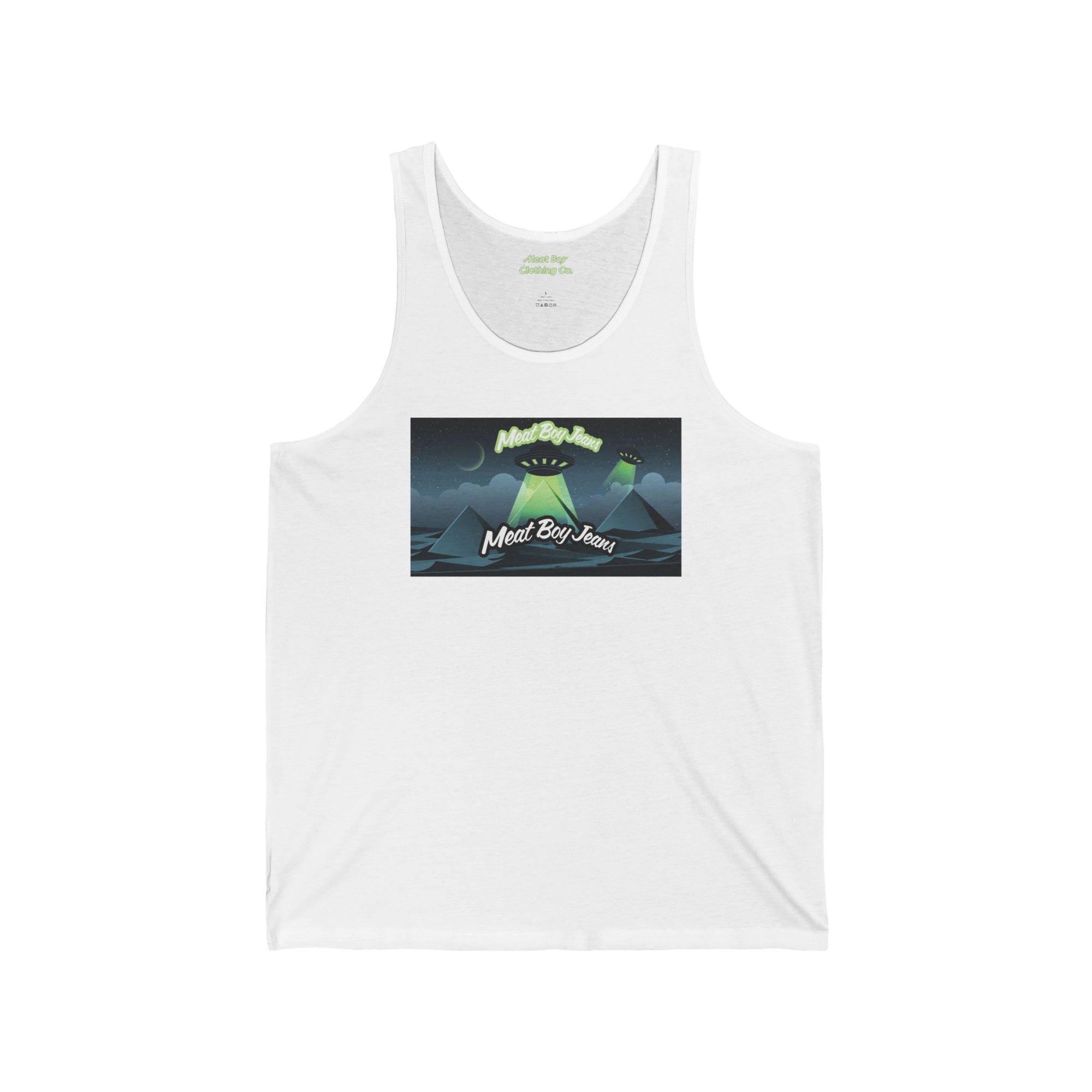 Green UFO Jersey Tank