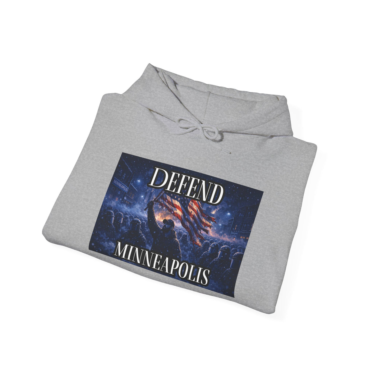 Defend Minneapolis – Patriotic Hoodie