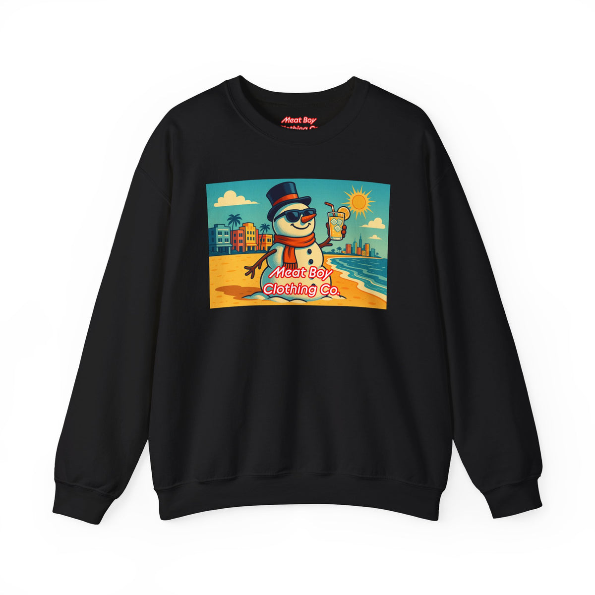 South Beach Snowman Sweatshirt