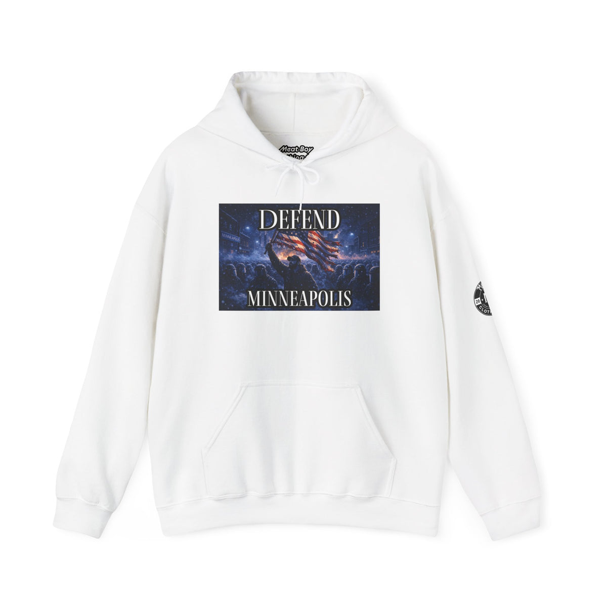 Defend Minneapolis – Patriotic Hoodie