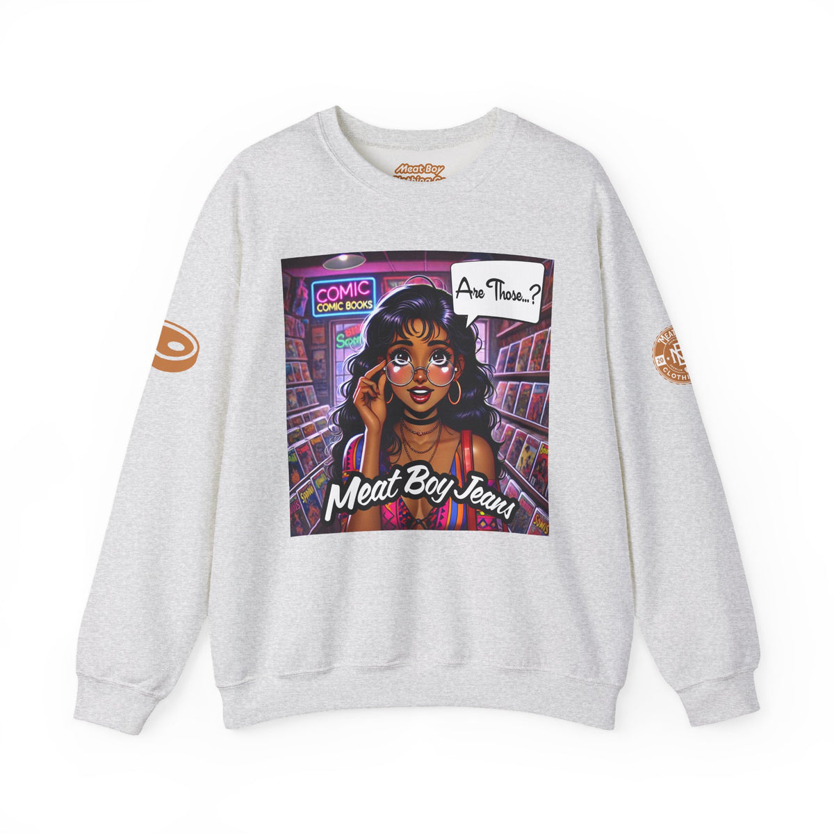 Comic Shop Girl Sweatshirt