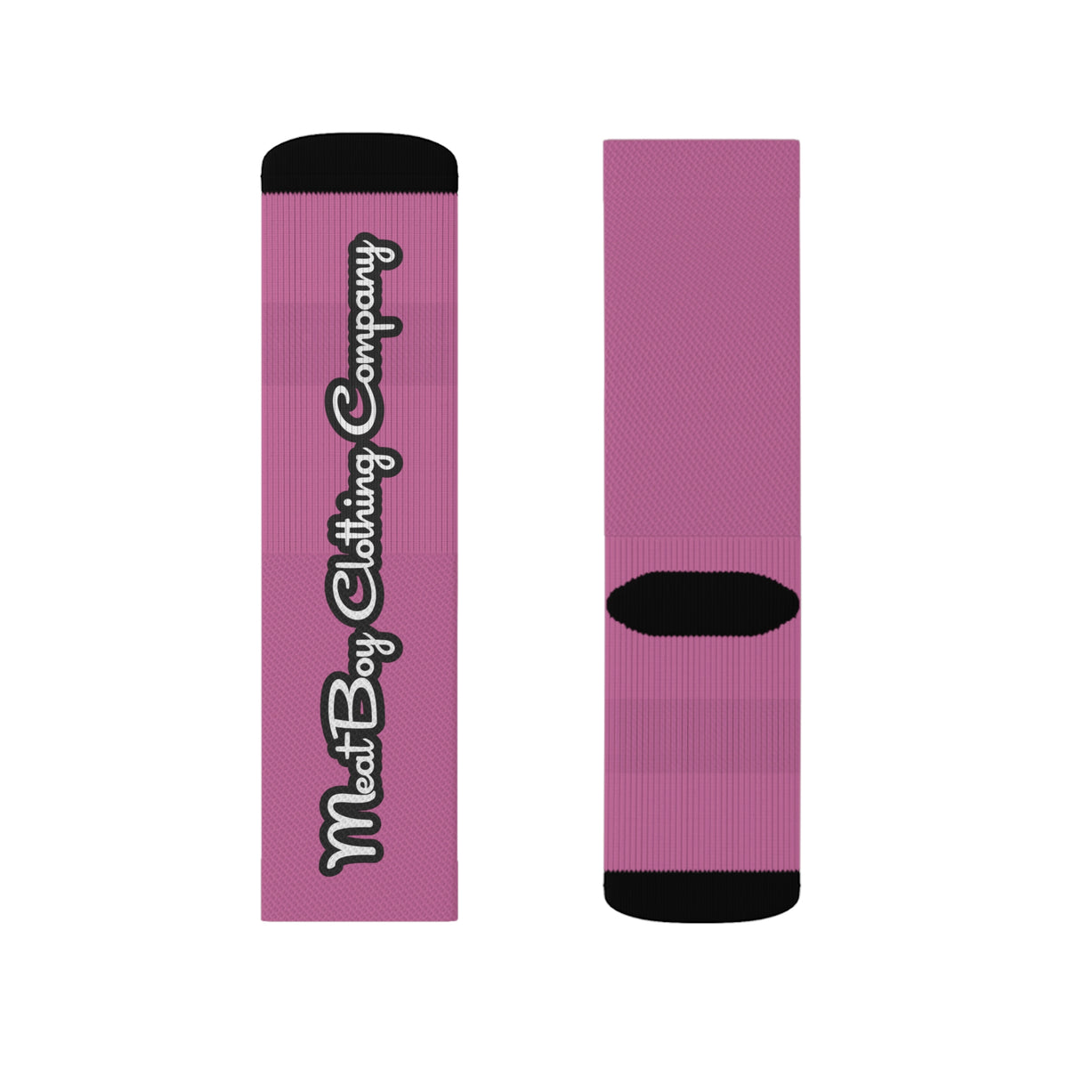 Pink Meat Boy Socks
